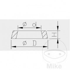 KAYABA fork tube gasket 773.10.89