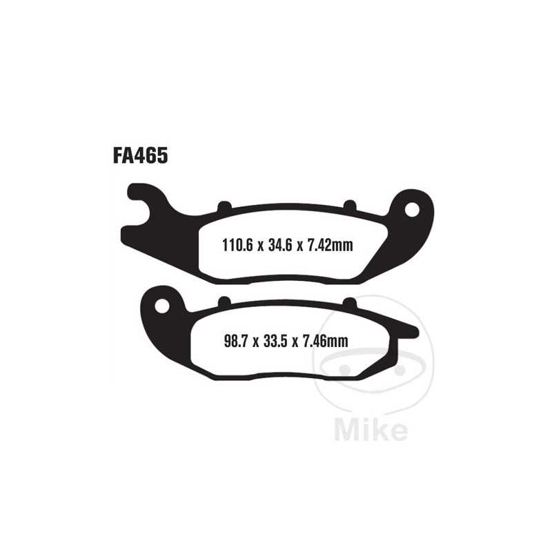 EBC SINTERED BRAKE PADS R ALTN: 7870148 732.00.01