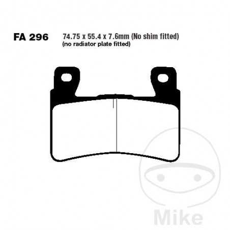 EBC SINTERED BRAKE PADS GPFAX ALTN: 7870003 732.00.04