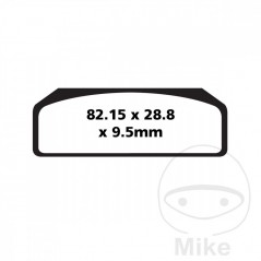 EBC SINTERED BRAKE PADS GPFAX 732.00.15