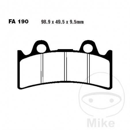 EBC PASTILLAS DE FRENO SINTERIZADAS HH ALTN:7873425/7870412 732.88.26