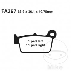 EBC SINTERED BRAKE PADS R ALTN: 7874001 732.00.54