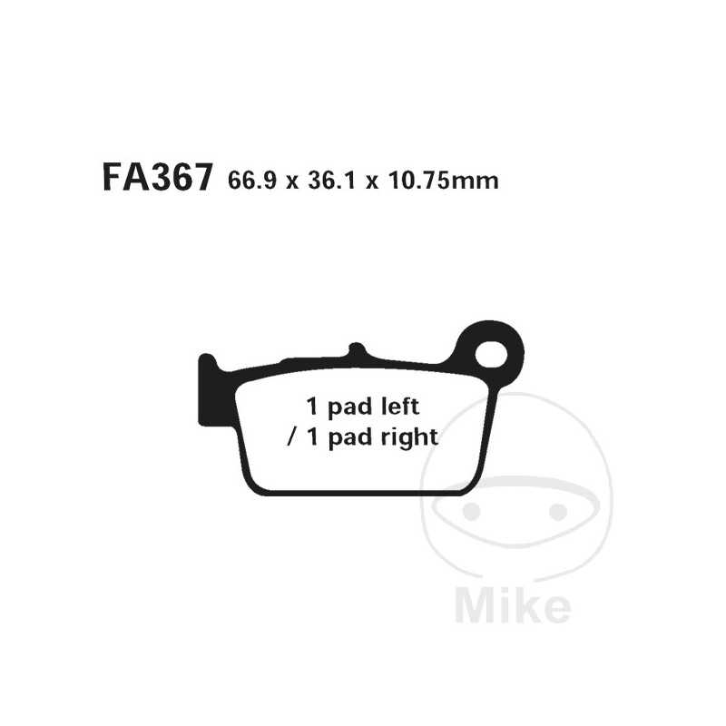 EBC SINTERED BRAKE PADS R ALTN: 7874001 732.00.54