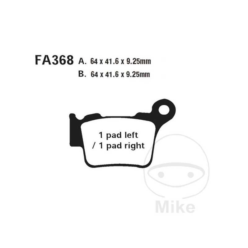 EBC SINTERED BRAKE PADS EPFA 732.15.38