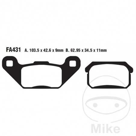 EBC PASTILLAS DE FRENO SINTERIZADAS R ALTN: 7874910 732.00.63