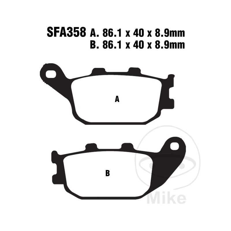 EBC SINTERED BRAKE PADS HH SCOOTER 732.00.66