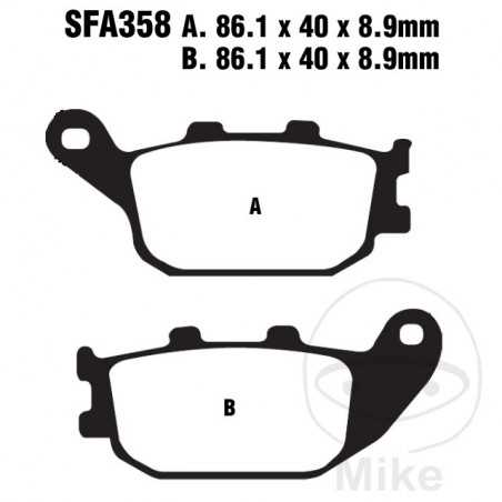 EBC Standard brake pads SCOOTER 732.00.82