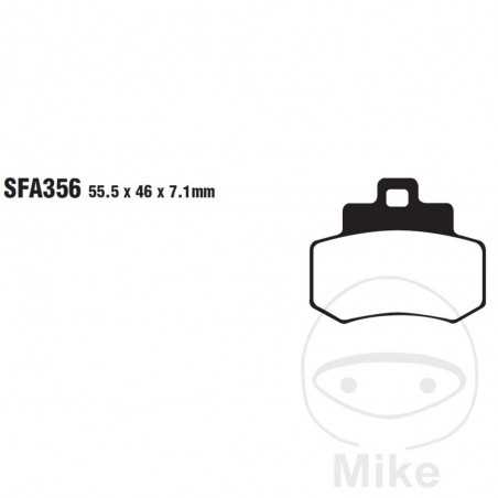 EBC SINTERED BRAKE PADS HH SCOOTER 732.00.68