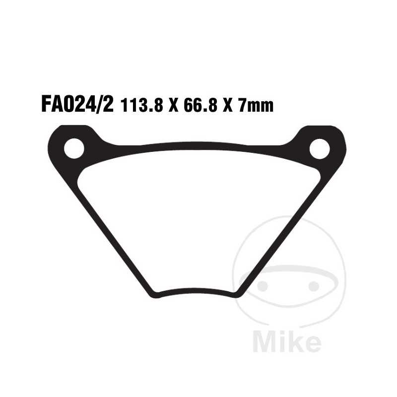 EBC Semi-sintered brake pads V ALTN: 7872138/7870296 732.00.71