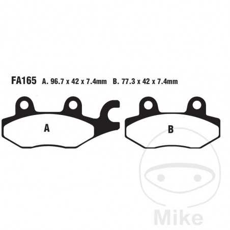 EBC SINTERED BRAKE PADS HH 732.00.77