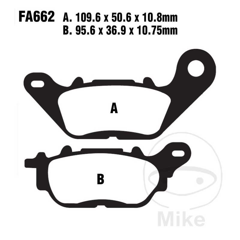 EBC SINTERED BRAKE PADS HH 732.00.99