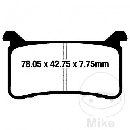 EBC PASTILLAS DE FRENO SINTERIZADAS HH ALTN: 7870177 732.01.17