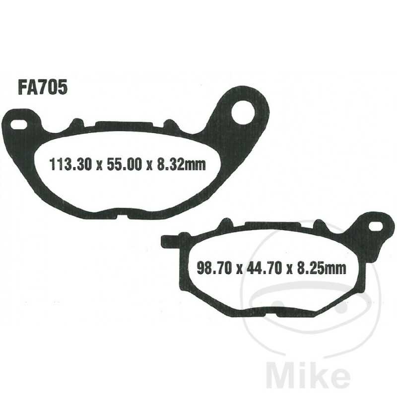 EBC Standard brake pads SCOOTER 732.01.07