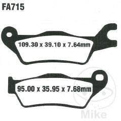 EBC Semi-sintered brake pads V 732.01.27