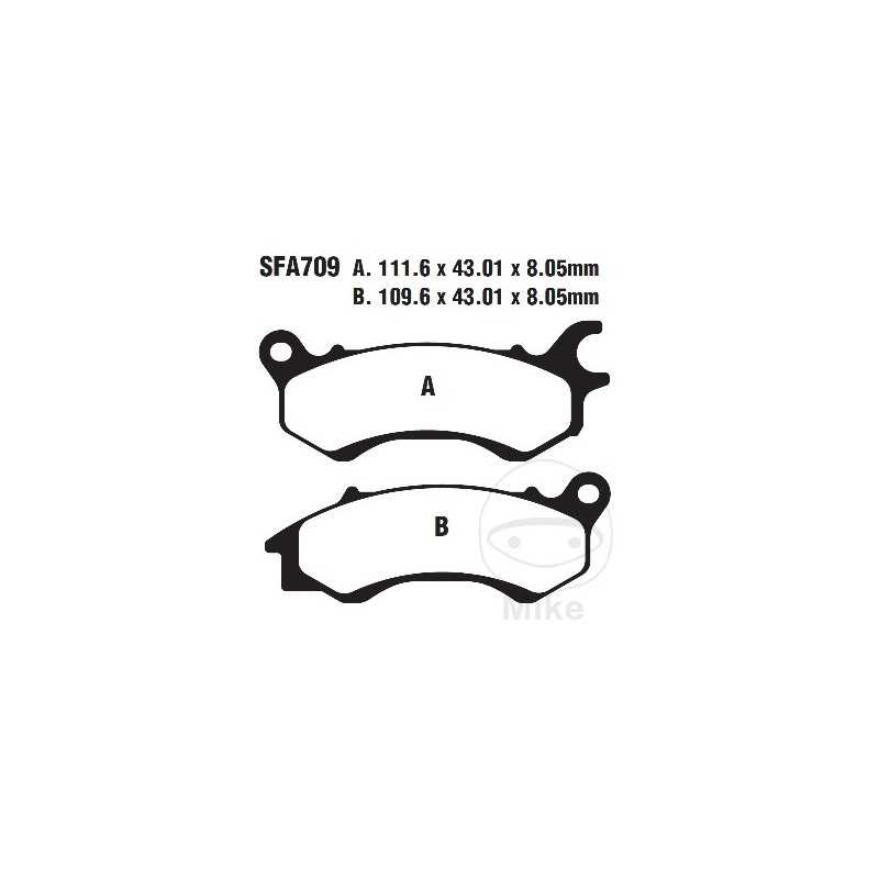 EBC SINTERED BRAKE PADS HH SCOOTER 732.01.60