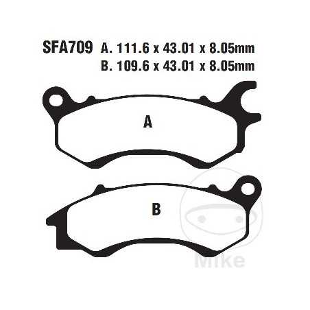 EBC Standard brake pads SCOOTER 732.01.57
