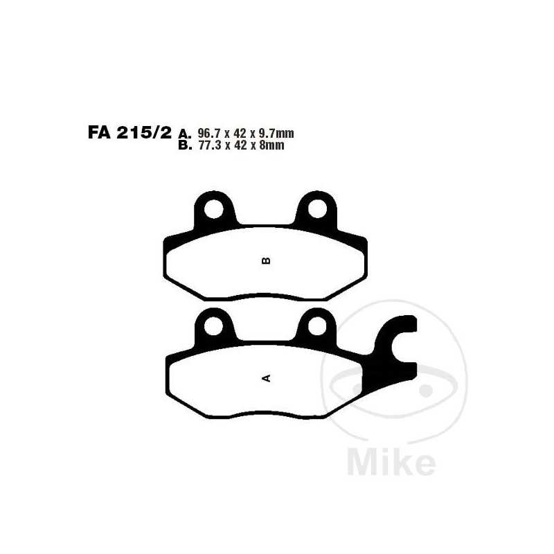 EBC SINTERED BRAKE PADS HH ALTN: 7874639/7874647 732.05.18