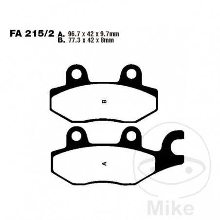 EBC Standard brake pads ALTN: 7872237 737.87.30