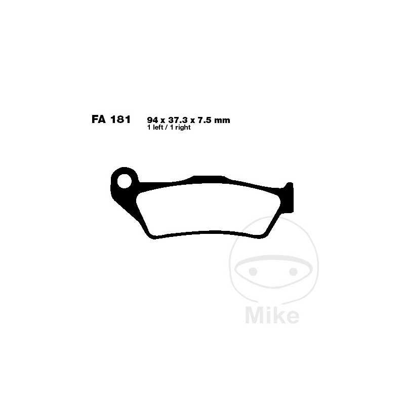 EBC carbon brake pads SCOOTER ALTN: 7875396 732.05.21