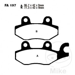 EBC carbon brake pads SCOOTER ALTN: 7872179 732.05.27