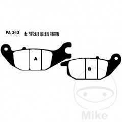 EBC SINTERED BRAKE PADS HH 732.06.08