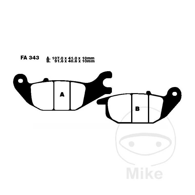 EBC SINTERED BRAKE PADS HH 732.06.08