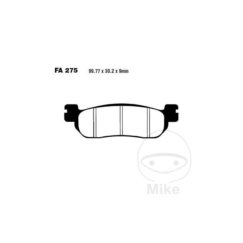 EBC carbon brake pads SCOOTER 732.05.39