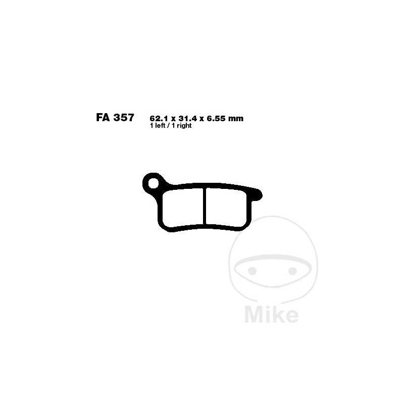EBC SINTERED BRAKE PADS R ALTN: 7874027 732.06.58