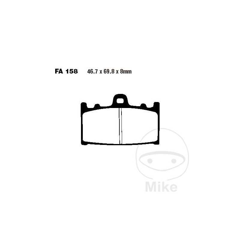 EBC SINTERED BRAKE PADS HH ALTN:7873375 732.86.77