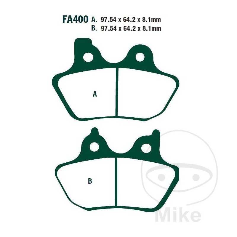 EBC Semi-sintered brake pads V 737.70.52