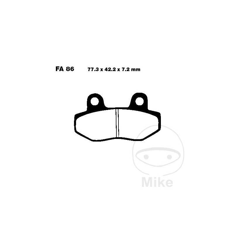 EBC Standard brake pads SCOOTER ALTN: 7870195 732.01.20