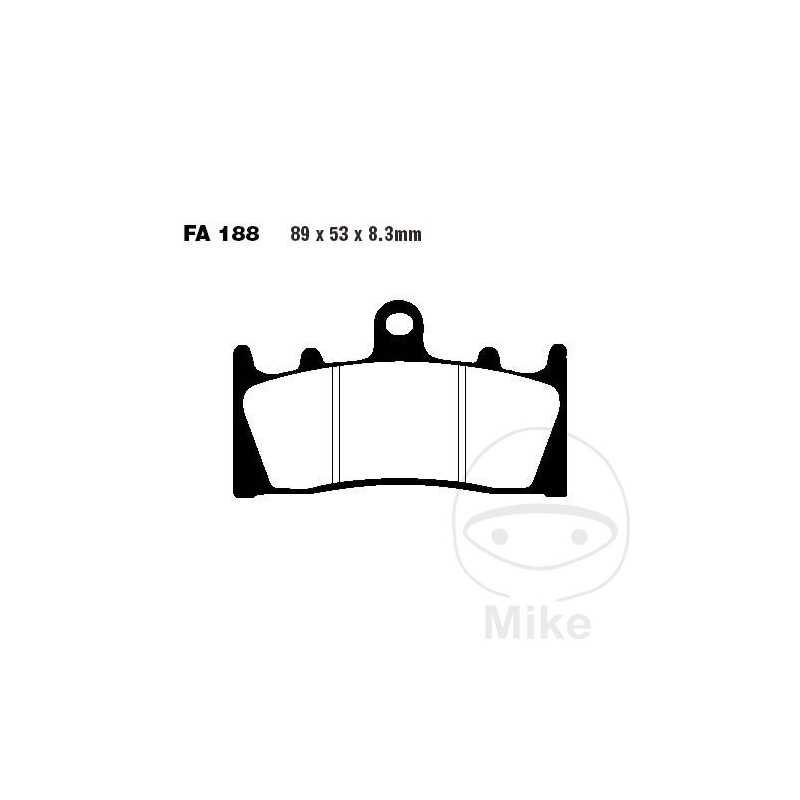 EBC SINTERED BRAKE PADS EPFA ALTN: 7870207 732.11.36