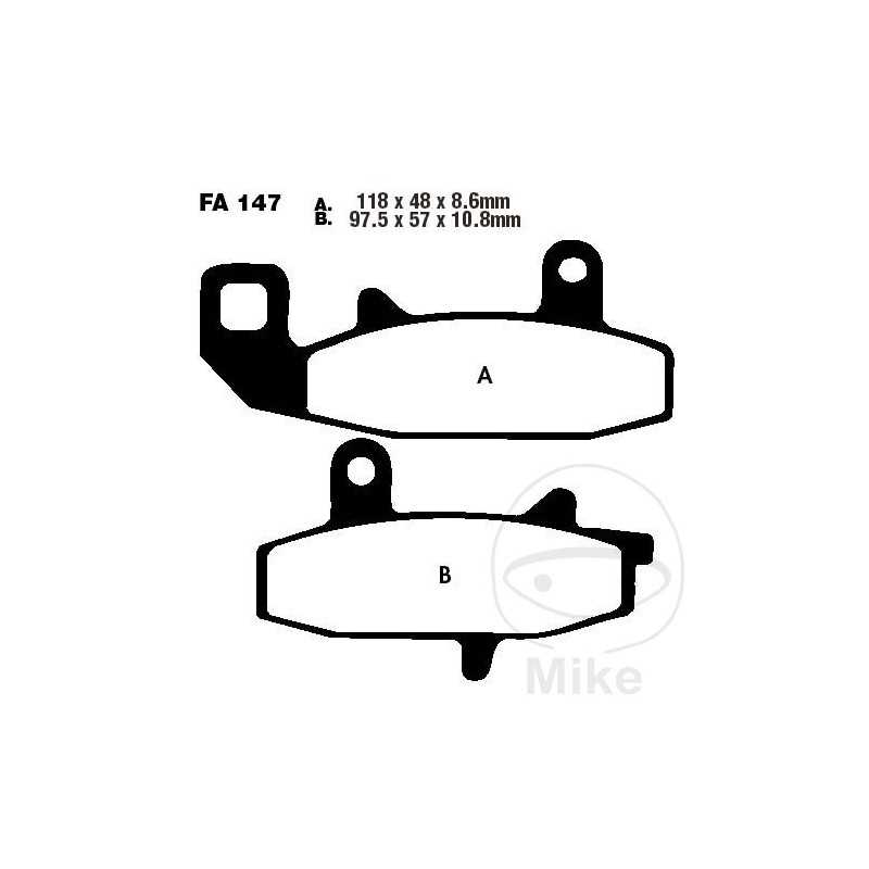 EBC SINTERED BRAKE PADS R ALTN: 7872559 732.11.85