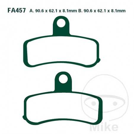 EBC SINTERED BRAKE PADS HH ALTN:7875099 732.13.91