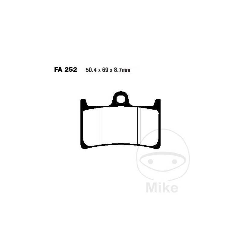 EBC SINTERED BRAKE PADS HH ALTN:7873607 732.88.00