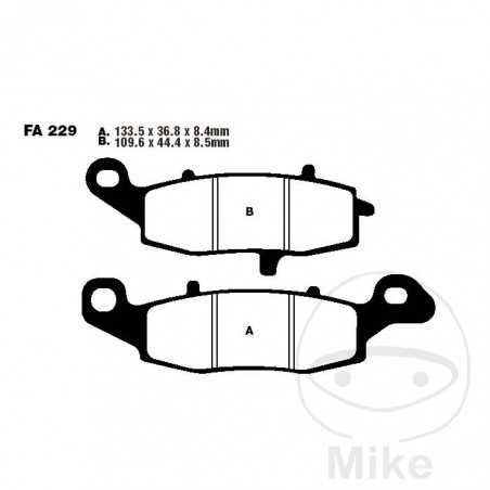 EBC SINTERED BRAKE PADS EPFA 732.17.30