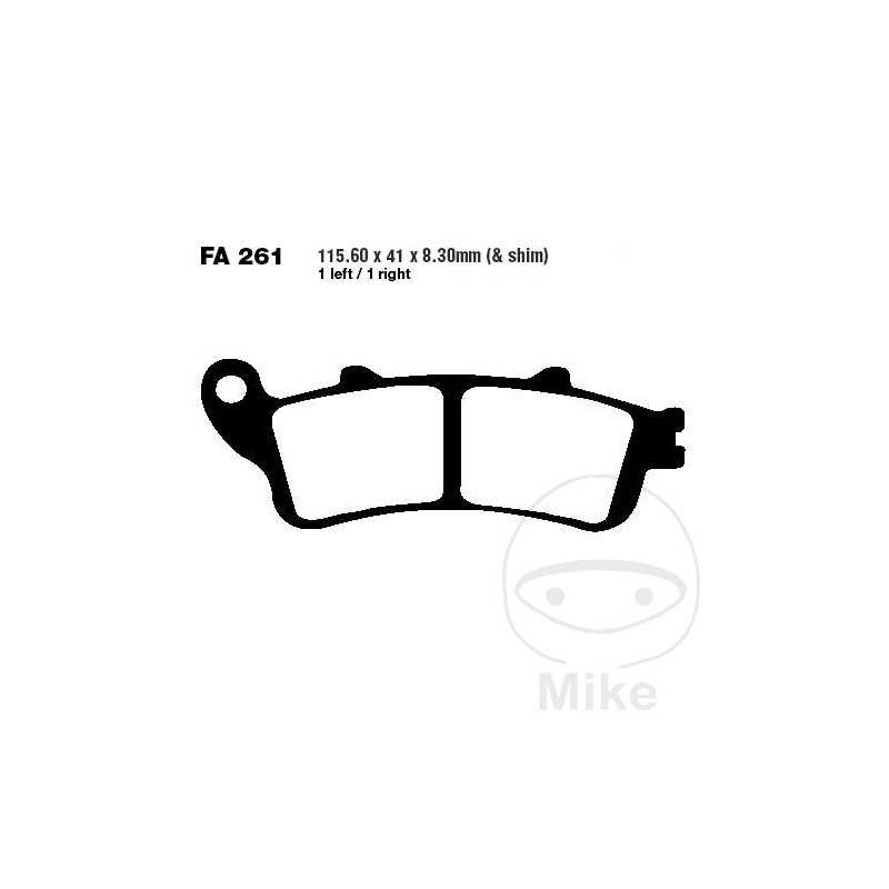 EBC SINTERED BRAKE PADS EPFA ALTN: 7870169 732.17.63