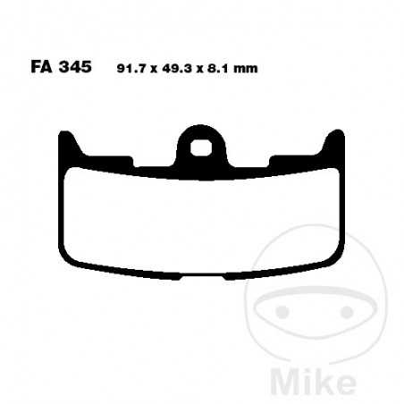 EBC SINTERED BRAKE PADS EPFA 732.17.71