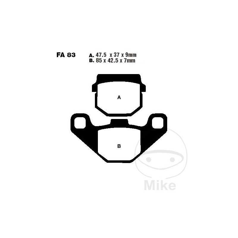 EBC carbon brake pads SCOOTER 732.05.12