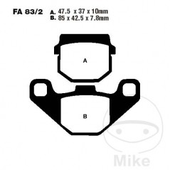 EBC Standard brake pads SCOOTER ALTN: 7870193 732.01.12