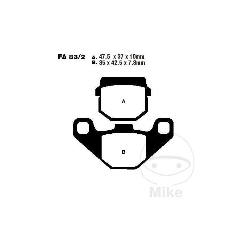 EBC Standard brake pads SCOOTER ALTN: 7870193 732.01.12