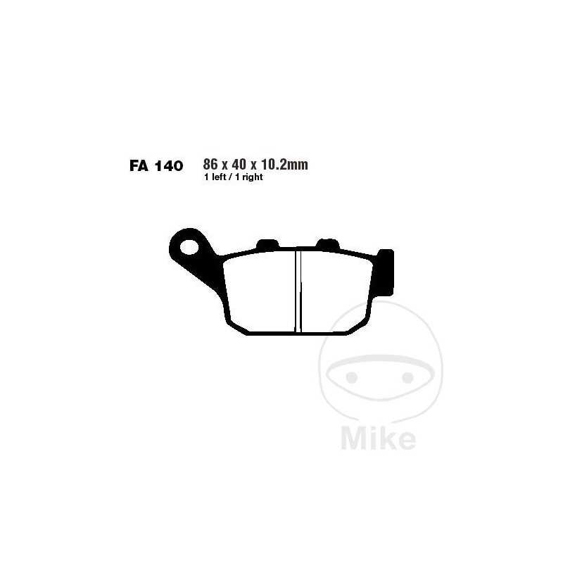 EBC carbon brake pads SCOOTER ALTN: 7872971 732.05.16