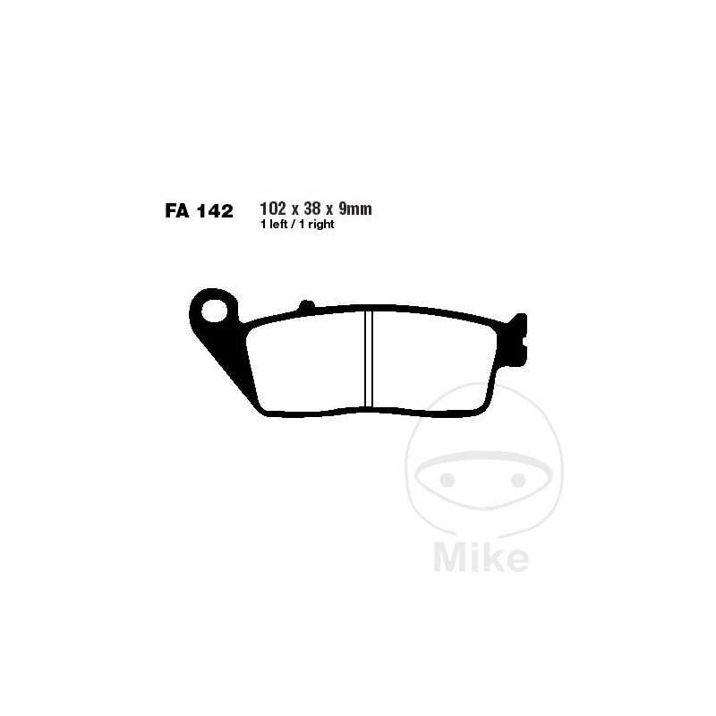 EBC carbon brake pads SCOOTER ALTN: 7870275 732.05.17