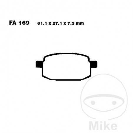 EBC Standard brake pads SCOOTER ALTN: 7870088 732.01.79