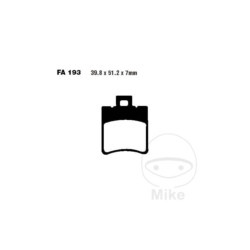 EBC Standard brake pads SCOOTER ALTN: 7874985/7870221 732.02.03