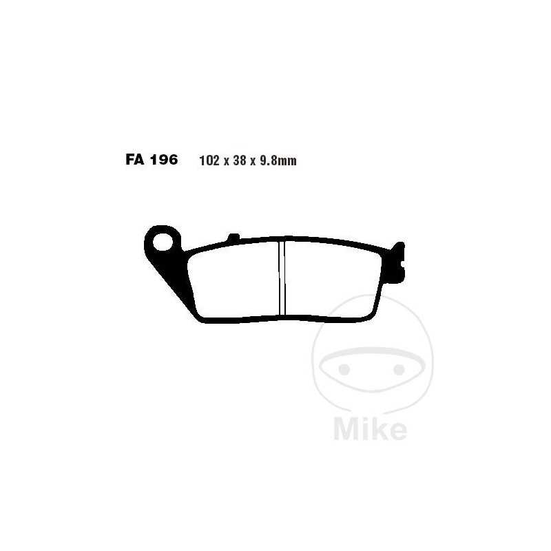 EBC carbon brake pads SCOOTER 732.05.25