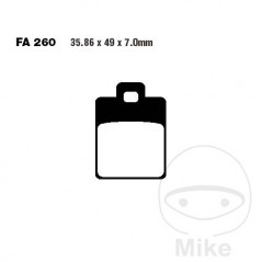 EBC Standard brake pads SCOOTER ALTN: 7874977/7870220 732.02.60