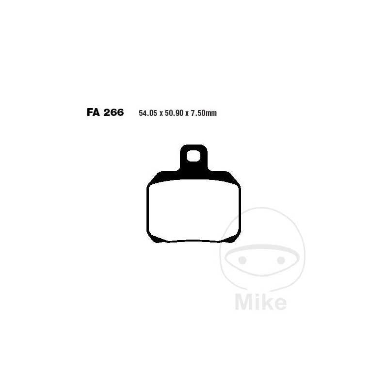 EBC Standard brake pads SCOOTER ALTN: 7872484/7870224 732.02.78