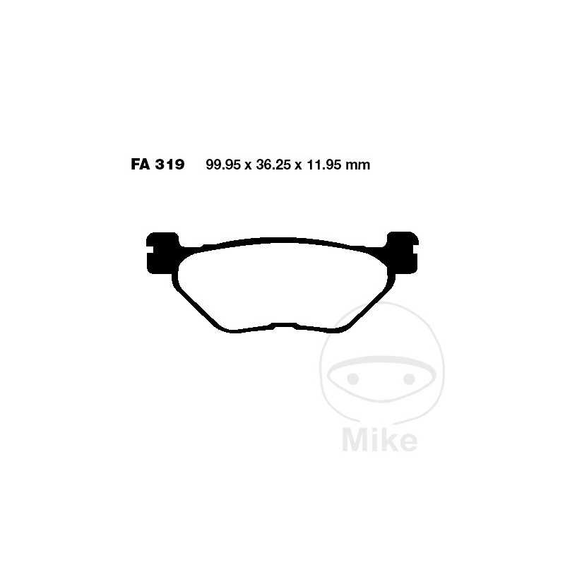 EBC carbon brake pads SCOOTER 732.05.45