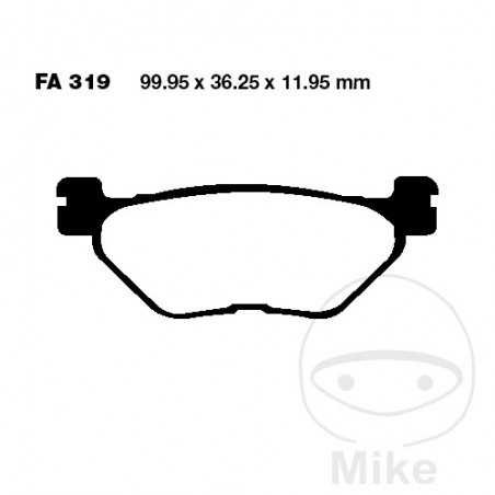 EBC carbon brake pads SCOOTER 732.05.45